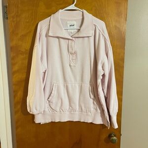 Aerie Light Pink Crew Neck Sweater